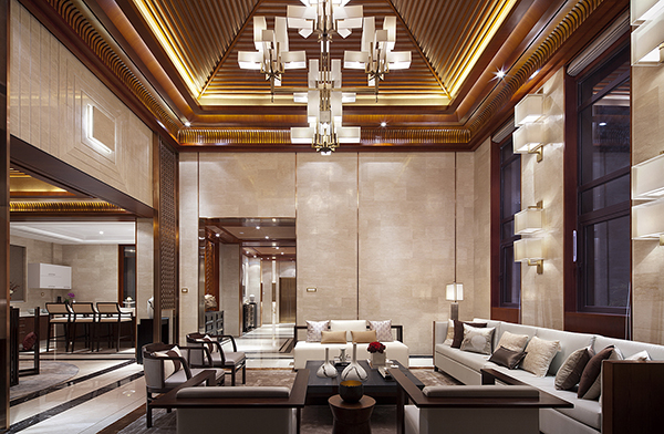 新中式裝修設(shè)計(jì)，會(huì)舍裝修設(shè)計(jì)圖(二)