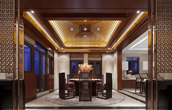 新中式裝修設(shè)計(jì)，會(huì)舍裝修設(shè)計(jì)圖(二)