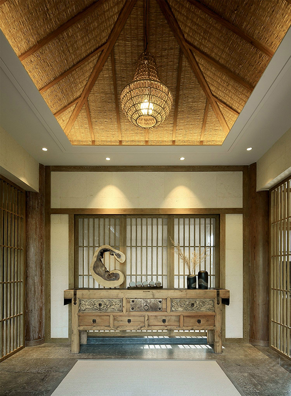 新中式裝修設(shè)計，會舍裝修設(shè)計圖(五)