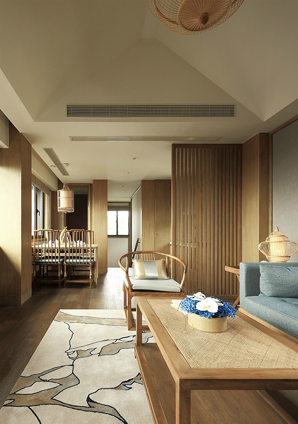 新中式裝修設(shè)計，會舍裝修設(shè)計圖(五)