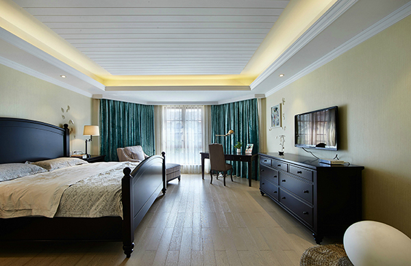 新中式裝修設(shè)計，會舍裝修設(shè)計圖(八)