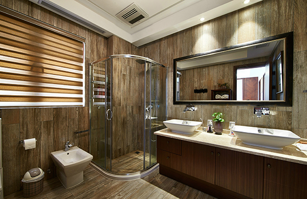 新中式裝修設(shè)計，會舍裝修設(shè)計圖(八)