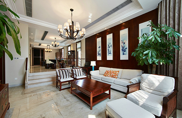 新中式裝修設(shè)計(jì)，會(huì)舍裝修設(shè)計(jì)圖(八)