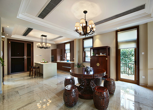 新中式裝修設(shè)計(jì)，會(huì)舍裝修設(shè)計(jì)圖(八)