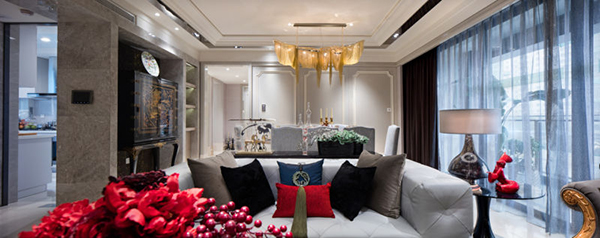 新中式裝修設計，會舍裝修設計圖(十)