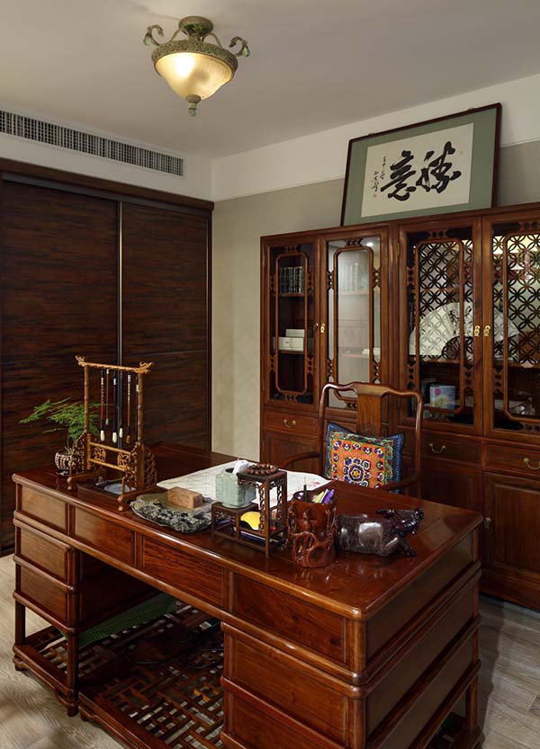新中式裝修設(shè)計，裝修設(shè)計會舍圖(二)