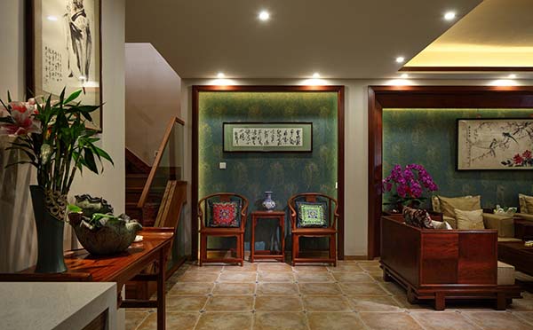 新中式裝修設(shè)計，裝修設(shè)計會舍圖(二)