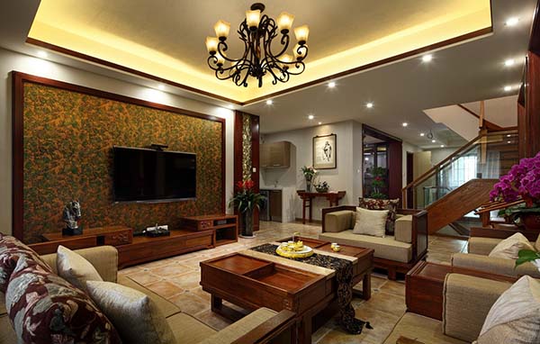 新中式裝修設(shè)計，裝修設(shè)計會舍圖(二)