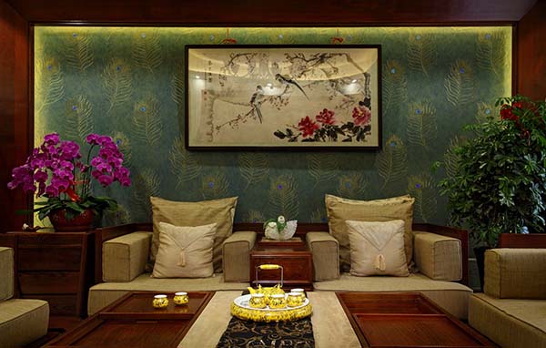 新中式裝修設(shè)計，裝修設(shè)計會舍圖(二)