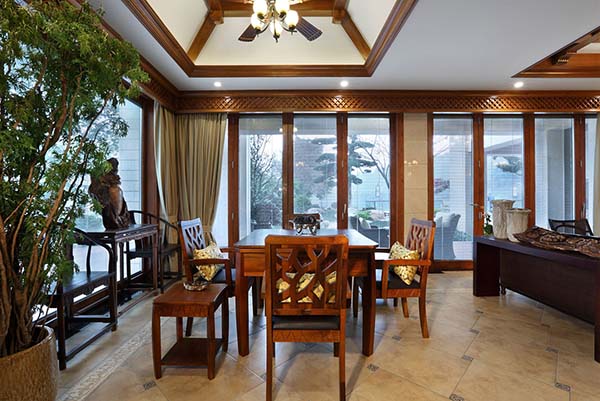 新中式裝修設(shè)計(jì)，裝修設(shè)計(jì)會(huì)舍圖(三)