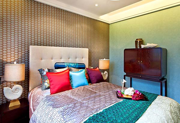 新中式裝修設(shè)計，裝修設(shè)計會舍圖(五)