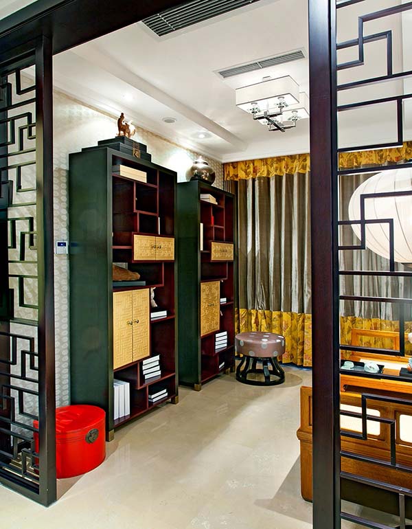 新中式裝修設(shè)計，裝修設(shè)計會舍圖(五)