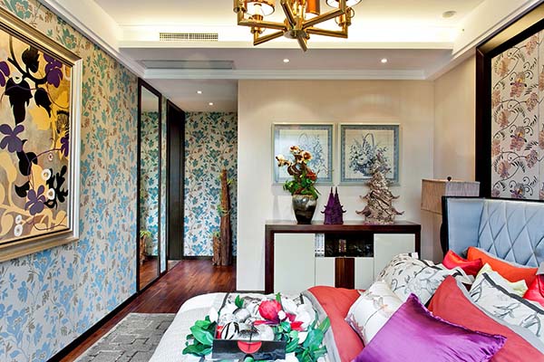 新中式裝修設(shè)計，裝修設(shè)計會舍圖(五)