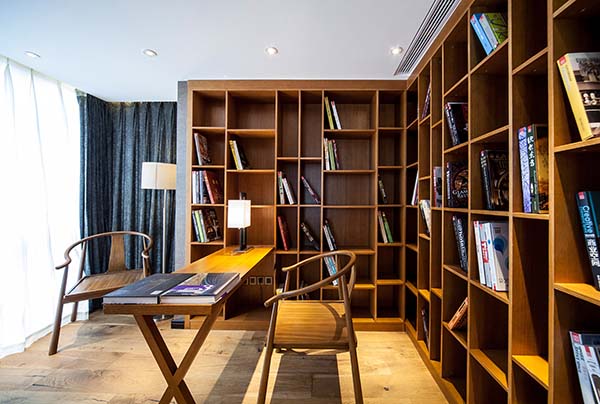 新中式裝修設(shè)計，裝修設(shè)計會舍圖(六)