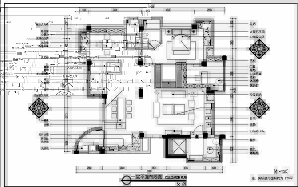 新中式裝修設(shè)計，裝修設(shè)計會舍圖(六)