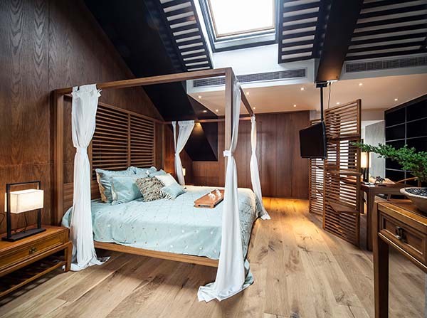 新中式裝修設(shè)計，裝修設(shè)計會舍圖(六)