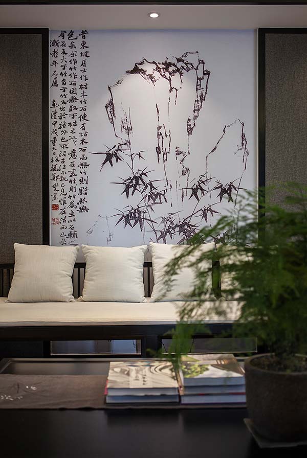 新中式裝修設(shè)計，裝修設(shè)計會舍圖(六)