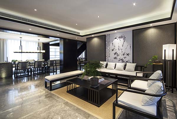 新中式裝修設(shè)計(jì)，裝修設(shè)計(jì)會(huì)舍圖(六)