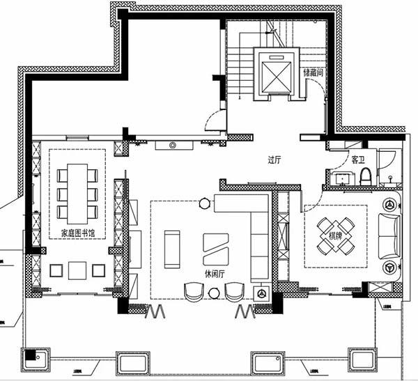 新中式裝修設(shè)計(jì)，裝修設(shè)計(jì)會(huì)舍圖(八)
