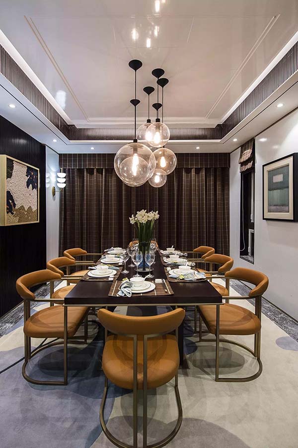 新中式裝修設(shè)計，裝修設(shè)計會舍圖(八)