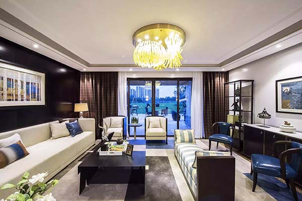 新中式裝修設(shè)計，裝修設(shè)計會舍圖(八)