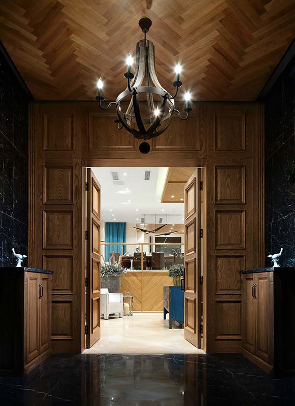 新中式裝修設(shè)計(jì)，裝修設(shè)計(jì)會(huì)舍圖(九)