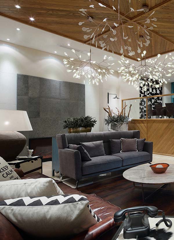 新中式裝修設(shè)計(jì)，裝修設(shè)計(jì)會(huì)舍圖(九)