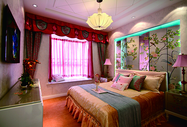 淡菜琉璃新中式裝修風格的會舍設計圖