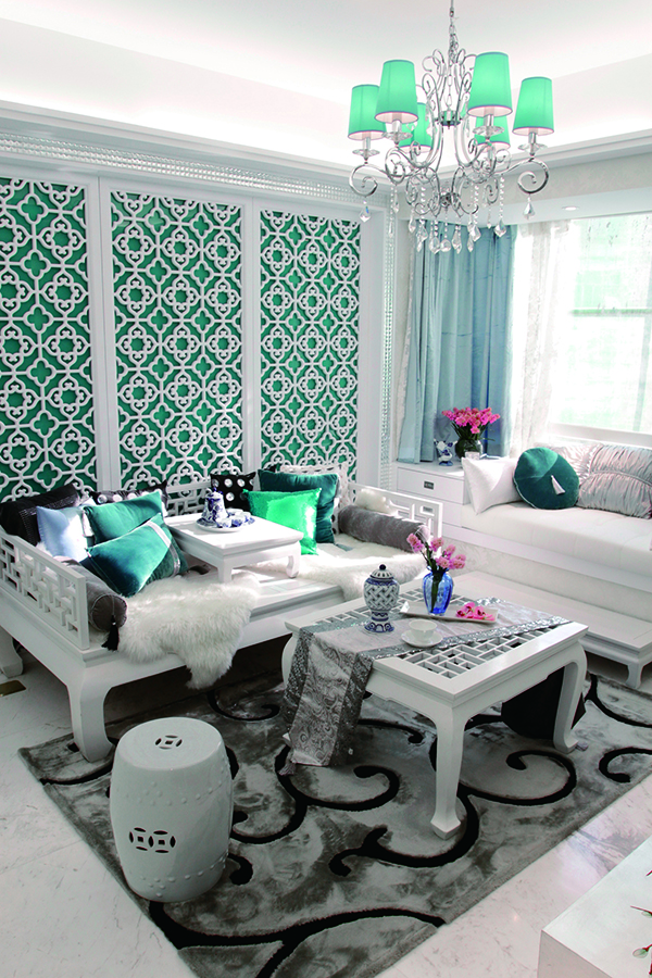 淡菜琉璃新中式裝修風(fēng)格的會(huì)舍設(shè)計(jì)圖