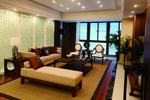 新中式會(huì)舍裝修設(shè)計(jì)圖，書(shū)香門第