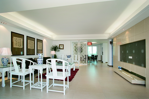 星河灣，新中式會(huì)舍裝修設(shè)計(jì)