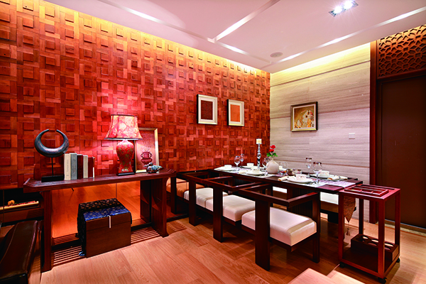 金沙西園，新中式會舍裝修設(shè)計