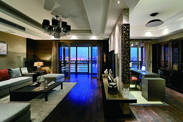 融僑華府，新中式會(huì)舍裝修設(shè)計(jì)