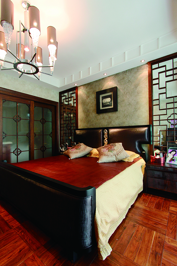 中天花園，簡約新中式家裝別墅樣板房