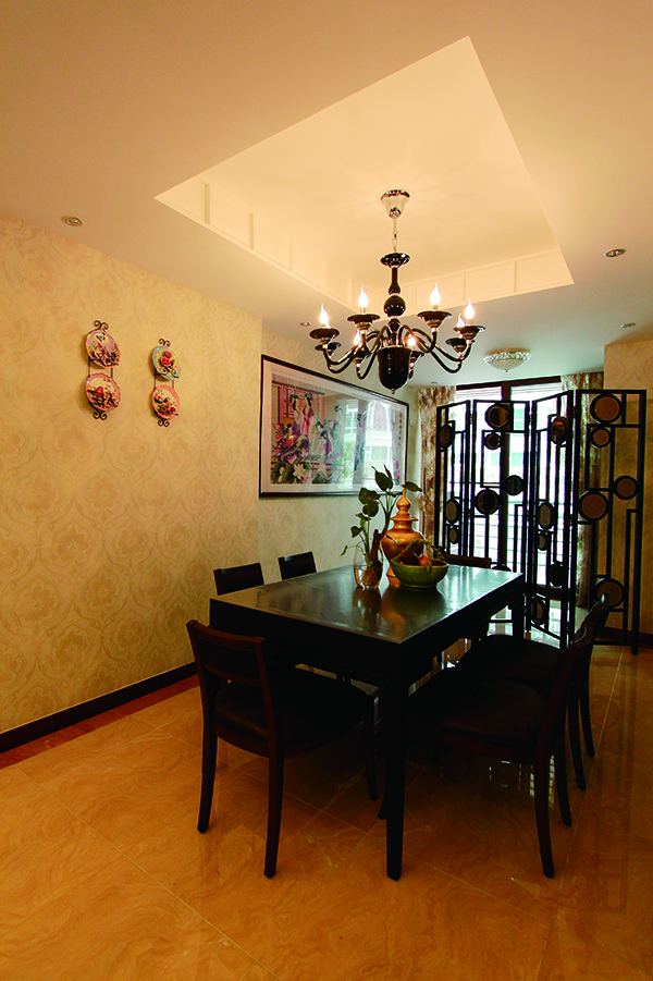 中天花園，簡約新中式家裝別墅樣板房