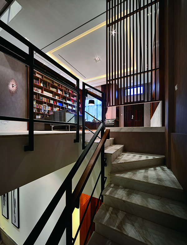 名城港灣，簡(jiǎn)約風(fēng)新中式別墅裝修設(shè)計(jì)