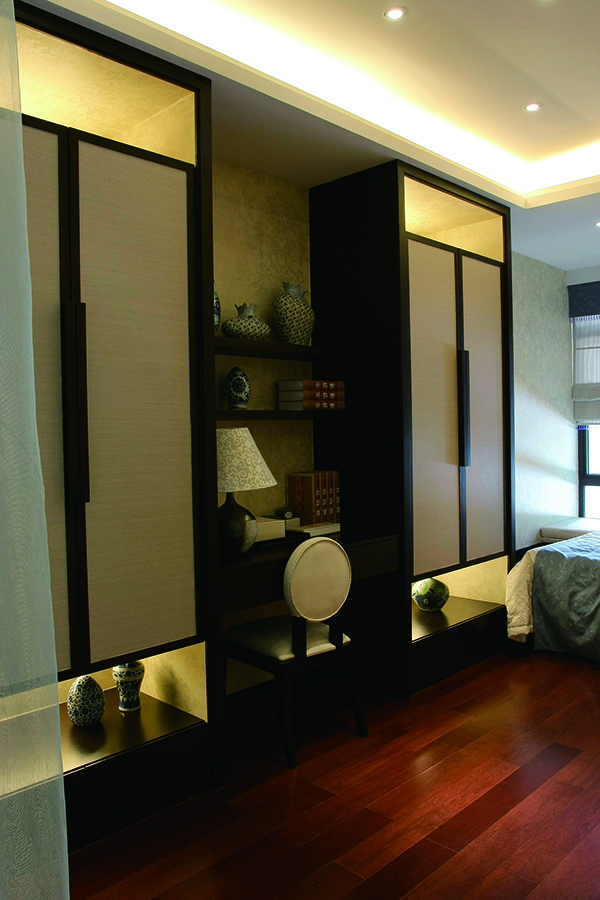 新中式別墅裝修設(shè)計，愛上青花瓷