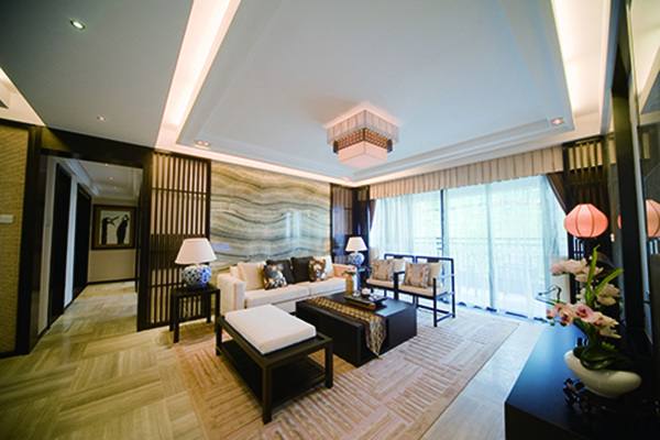 西江花園，新中式簡約別墅裝修設(shè)計(jì)