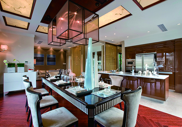 高爾夫別墅，新中式裝修別墅