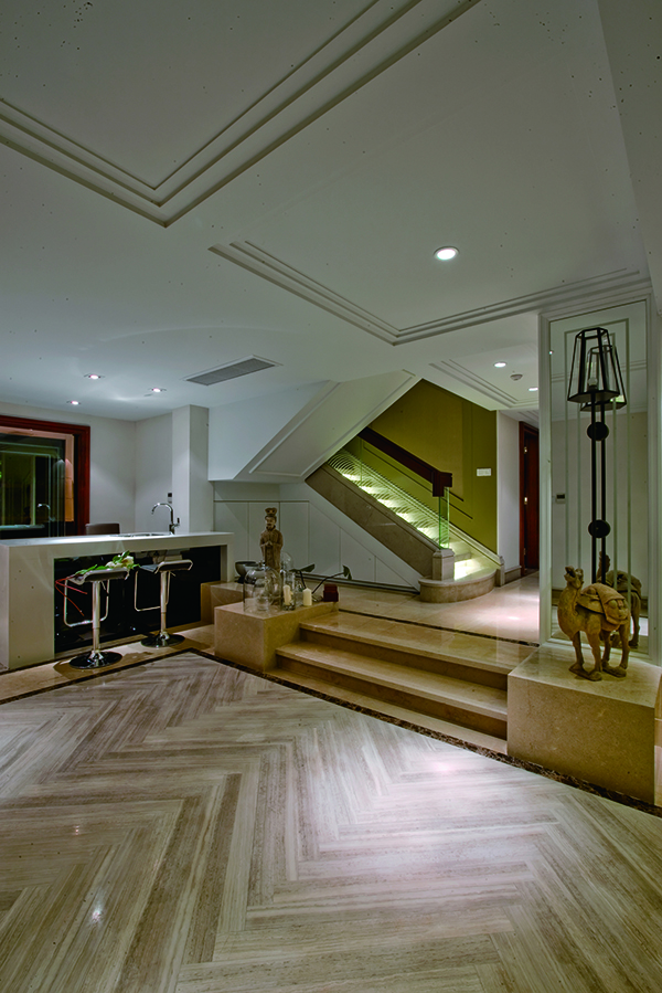 高爾夫別墅，新中式裝修別墅