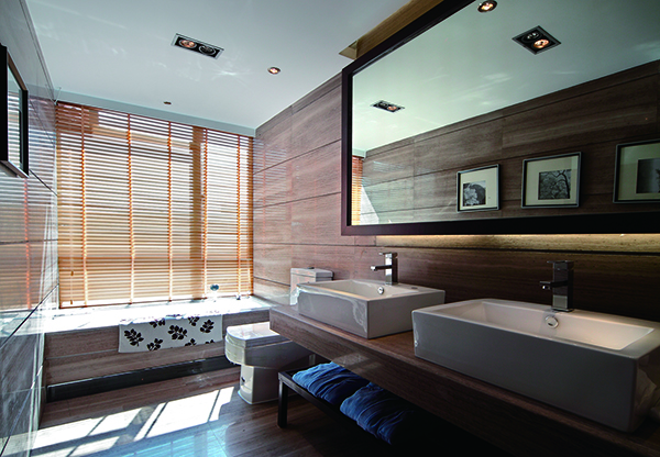 新中式別墅裝修，天邑灣樣板圖