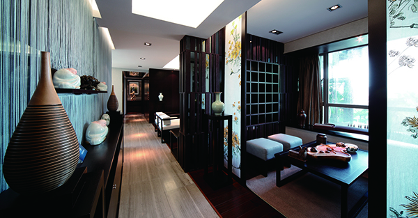 新中式別墅裝修，天邑灣樣板圖