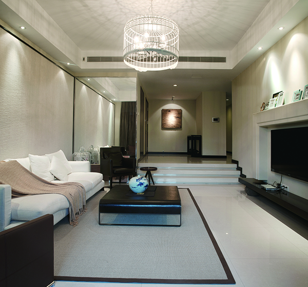 華發(fā)新城，新中式別墅簡(jiǎn)約風(fēng)裝修設(shè)計(jì)