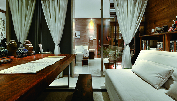 珠光，新中式會舍裝修設(shè)計