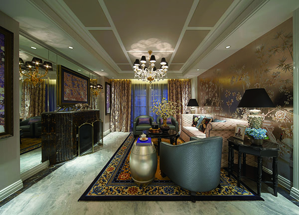 新中式會舍裝修設(shè)計，紫晶山