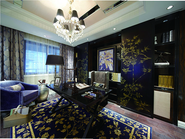 新中式會舍裝修設(shè)計，紫晶山