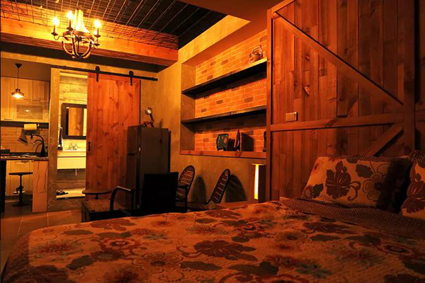 臺(tái)灣民宿，頂樓空中花園