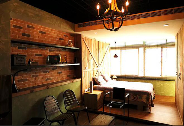 臺(tái)灣民宿，頂樓空中花園