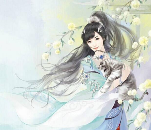 屆笑春桃兮，云堆翠髻