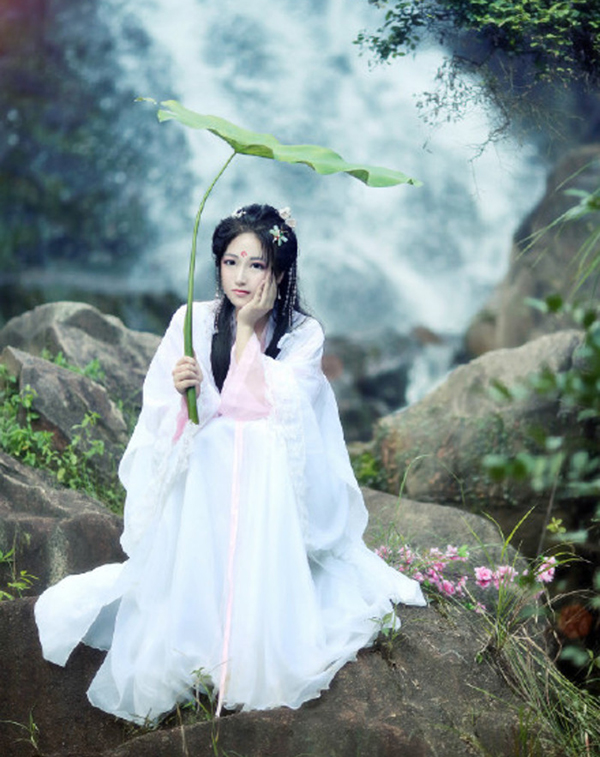 漢服  對襟齊胸襦裙